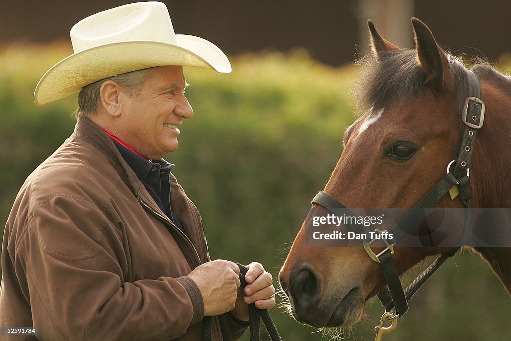 Author Monty Roberts At Home On His Ranch