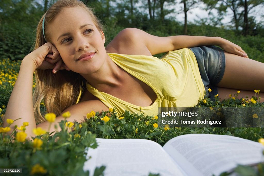 Woman in a Meadow