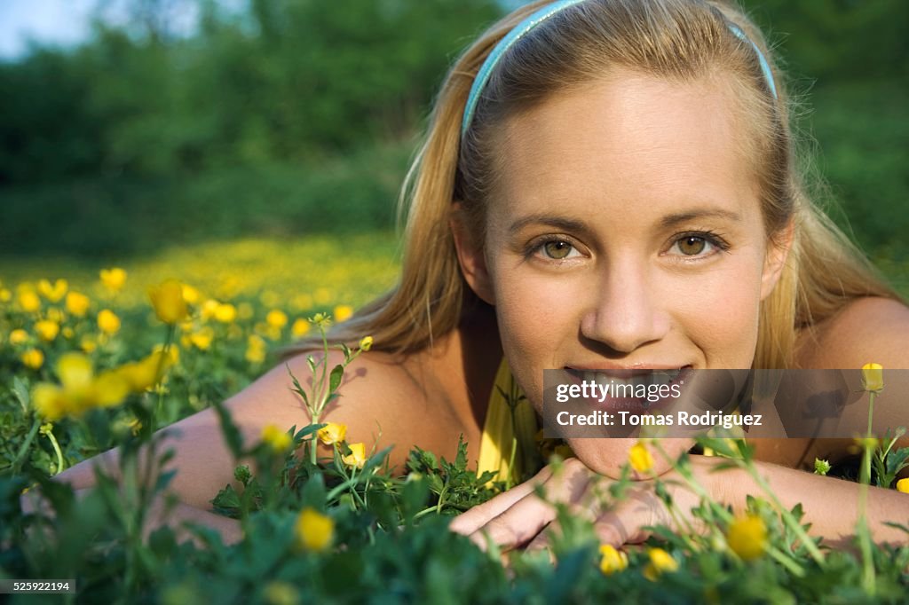 Woman in a Meadow