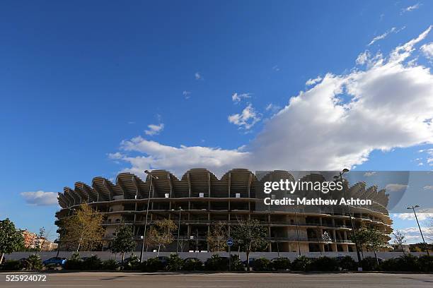 The Nou Mestalla, the new stadium for Valencia CF. The basic concrete structure of the stadium was built between August 2007 and February 2009, but...
