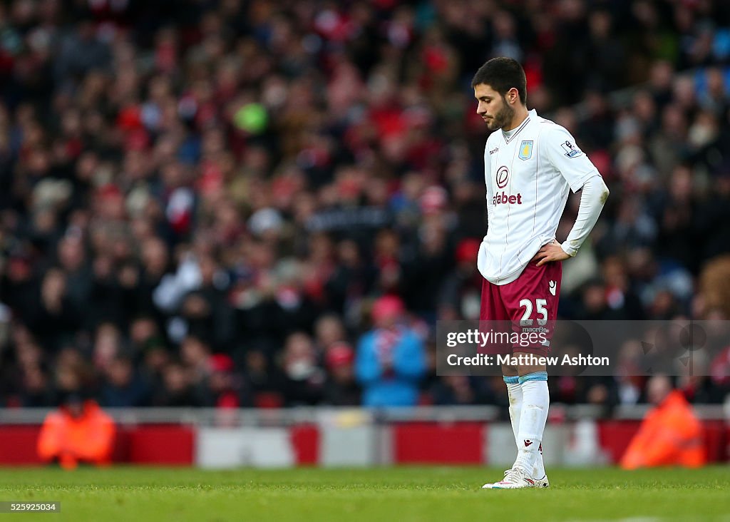 SOCCER - Barclays Premier League - Arsenal v Aston Villa