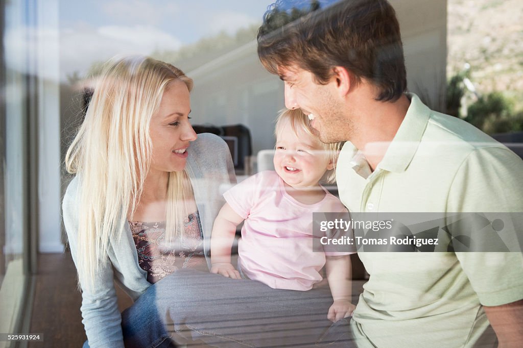 Parents with daughter (12-23 months) at home