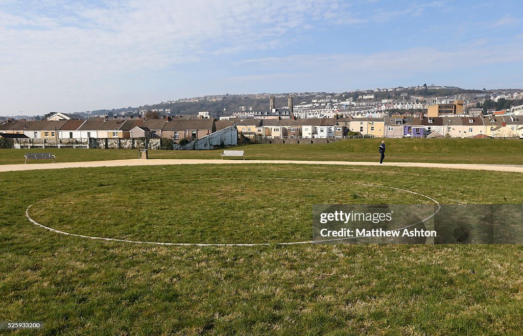 Vetch Field Stadium - old home of Swansea City Demolition work on the ...