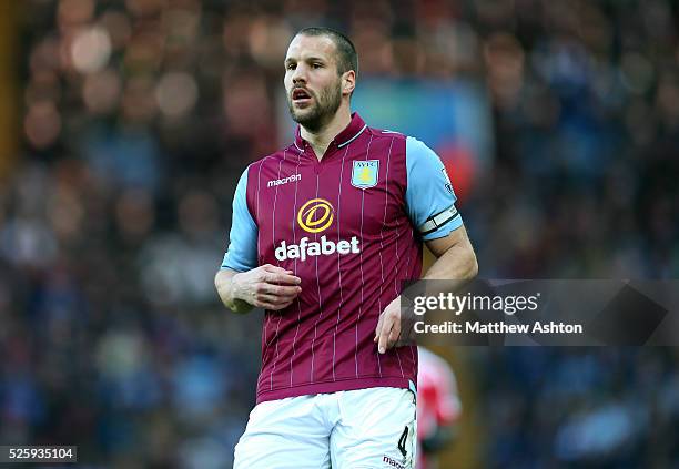 Ron Vlaar of Aston Villa