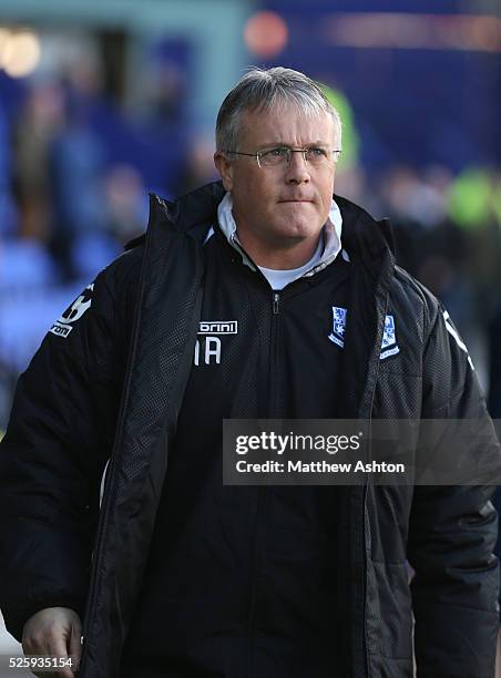 Micky Adams manager of Tranmere Rovers