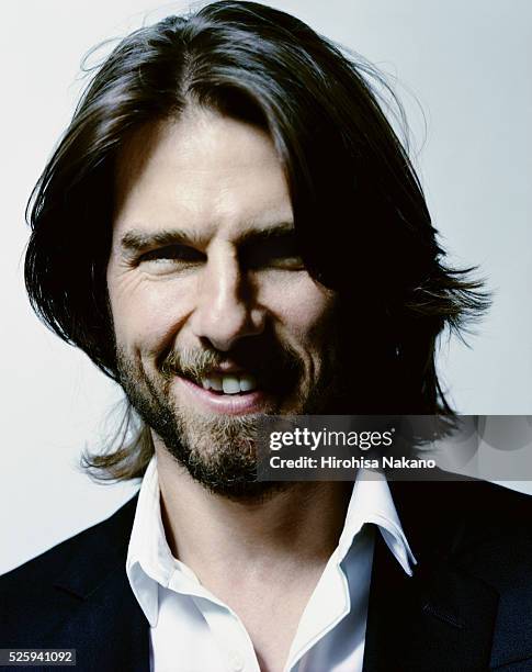 Actor Tom Cruise is photographed on August 12, 2003 in Tokyo, Japan.