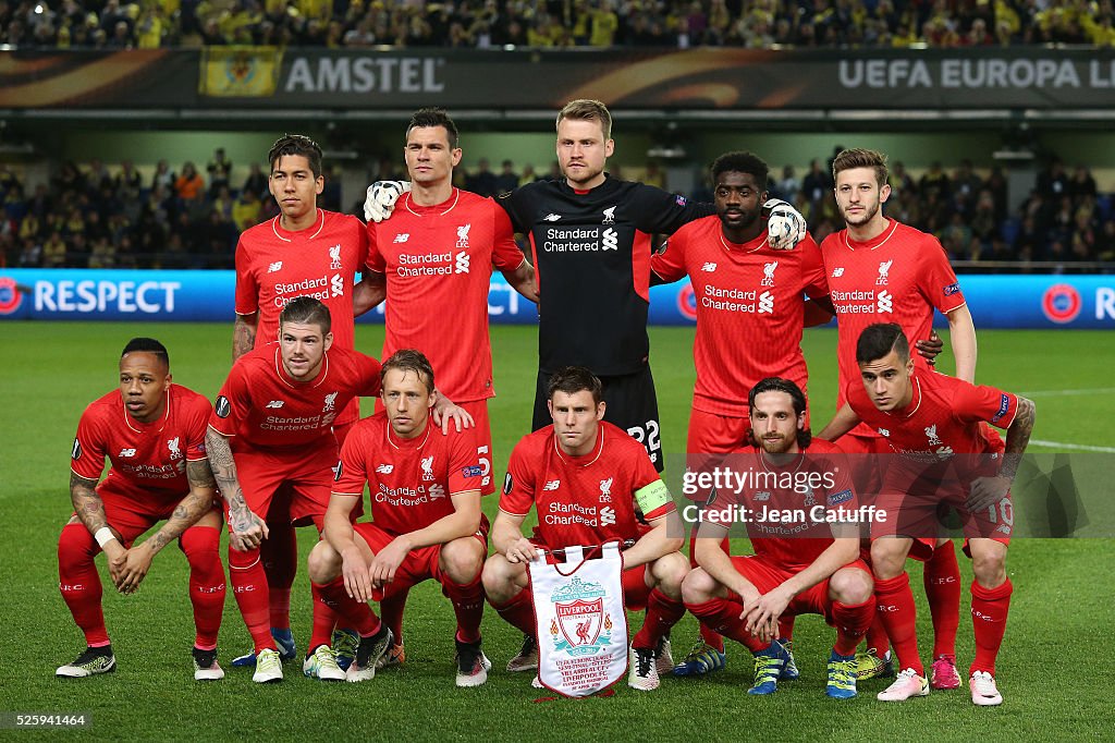 Villarreal CF v Liverpool FC - UEFA Europa League Semi Final: First Leg