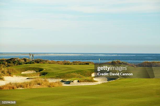 The par 4, 18th hole on The Ocean Course at Kiawah Island, on November 18 in Kiawah Island, South Carolina, USA.