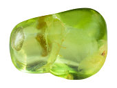tumbled peridot ( olivine, Chrysolite) gemstone