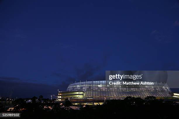The Estadio Governador Carlos Wilson Rocha de Queiros Campos - Itaipava Arena Pernambuco - Arena Timbu - The Recife FIFA World Cup Stadium in Recife,...