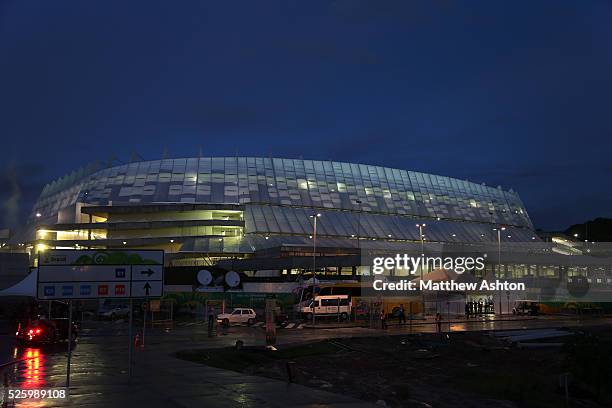 The Estadio Governador Carlos Wilson Rocha de Queiros Campos - Itaipava Arena Pernambuco - Arena Timbu - The Recife FIFA World Cup Stadium in Recife,...