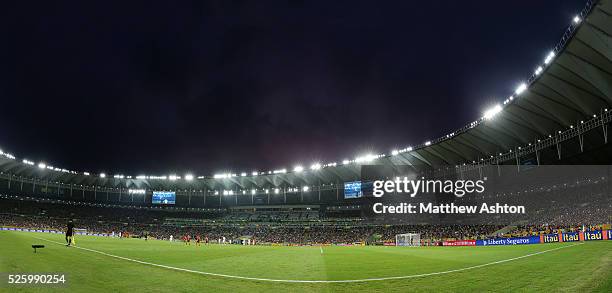 Panoramic image of the Estadio Jornalista Mario Filho / Maracana Stadium in Rio de Janeiro, Brazil