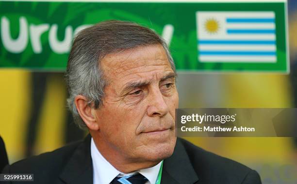 Oscar Tabarez the head coach / manager of Uruguay