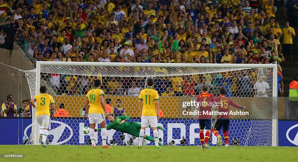 Soccer : FIFA 2013 Confederations Cup - Final - Brazil v Spain