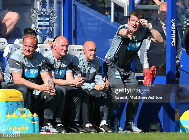 John Carver caretaker manager of Newcastle United