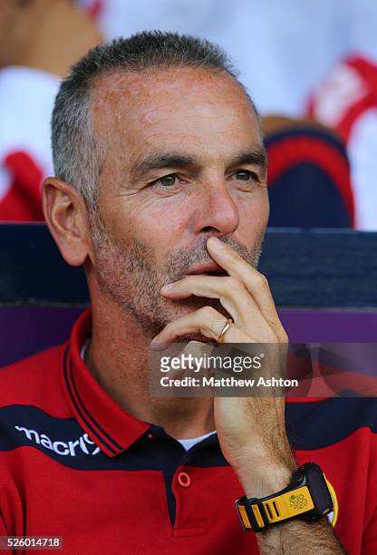 Stefano Pioli the head coach / manager of Bologna