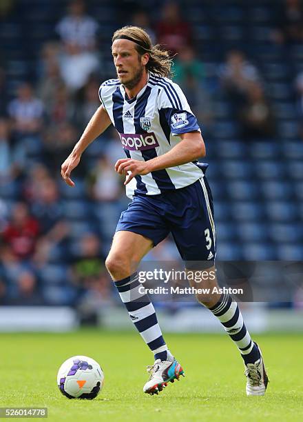 Jonas Olsson of West Bromwich Albion