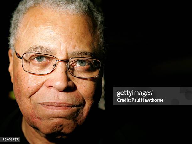 Actor James Earl Jones attends the opening night of "On Golden Pond" after party at Blue Fin April 7, 2005 in New York City.