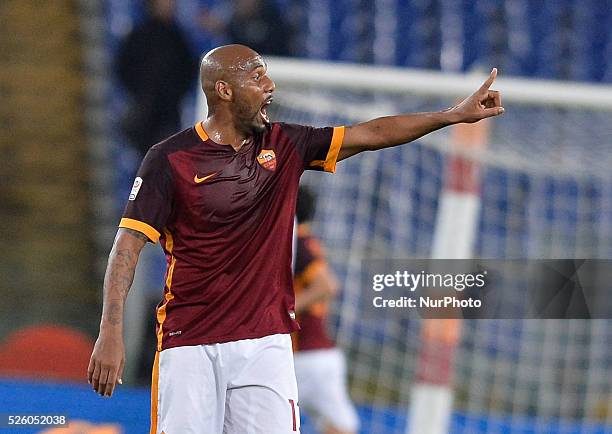 Douglas Maicon during the Italian Serie A football match A.S. Roma vs U.S. Palermo at the Olympic Stadium in Rome, on febraury 21, 2016