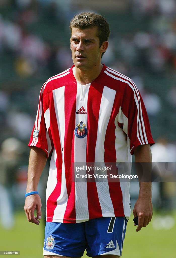 Chivas Ramon Ramon Ramirez of Chivas USA looks on after their Major League Soccer ...