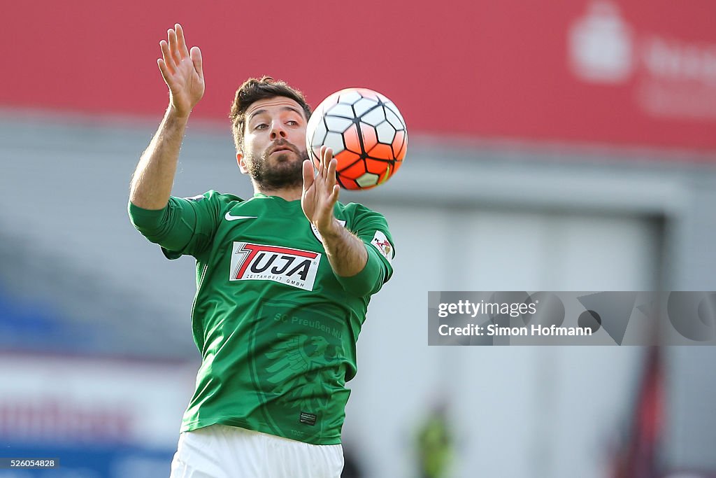 Wehen Wiesbaden v Preussen Muenster - 3. Liga