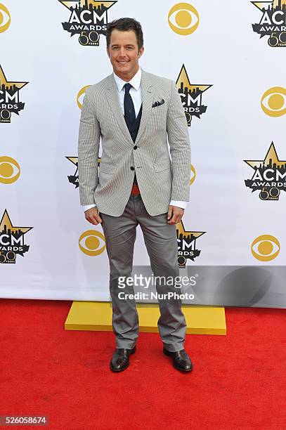Singer Easton Corbin attends the 50th Academy Of Country Music Awards at AT&amp;T Stadium on April 19, 2015 in Arlington, Texas.