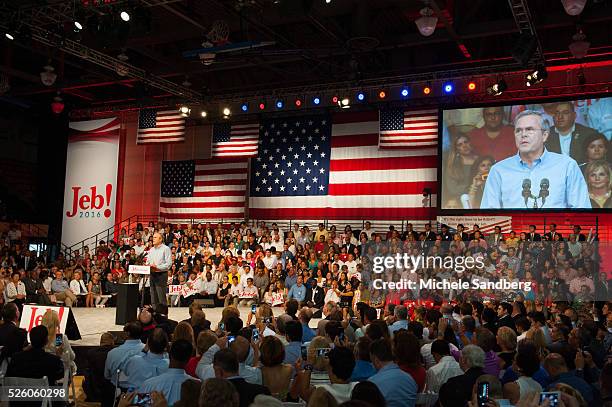 June 15, 2015 Former Governor Jeb Bush Announces his 2016 Presidency in Miami, Florida