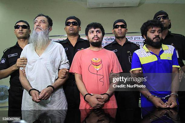 On 18th August 2015. RAB has nabbed three men they say are involved with the radical Ansarullah Bangla Team and responsible for masterminding the...