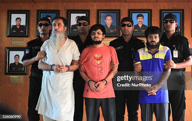 On 18th August 2015. RAB has nabbed three men they say are involved with the radical Ansarullah Bangla Team and responsible for masterminding the...