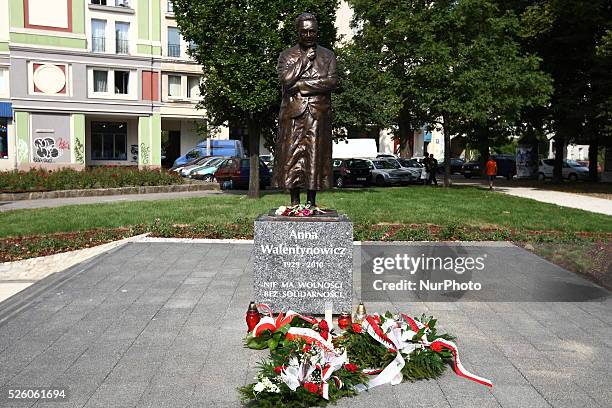 Gdansk, Poland 31st, August 2015 Beata Szydlo - the candodate of the oppositionist party Law and Justice for Prime Minister visits Gdansk to take...