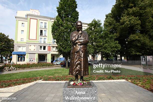 Gdansk, Poland 31st, August 2015 Beata Szydlo - the candodate of the oppositionist party Law and Justice for Prime Minister visits Gdansk to take...