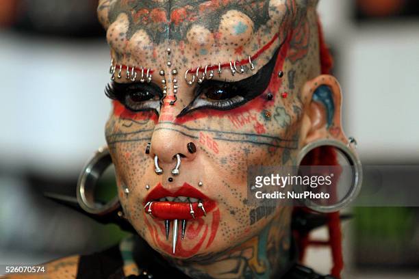 The International Tattoo Convention organized by Karla Tattoo Studios continues to surprise its third day, in Quito, Ecuador, on September 27, 2015....