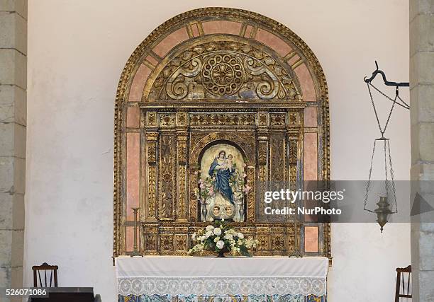 An inside view of the Church of Nossa Senhora da Graca in Sagres fortress, Algarve, Portugal, on Wednesday 2 December 2015.