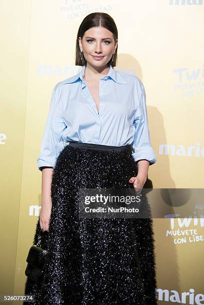 Actress Miriam Giovanelli attends the Marie Claire Prix de la Moda 2015 at the Callao cinema on November 19, 2015 in Madrid, Spain