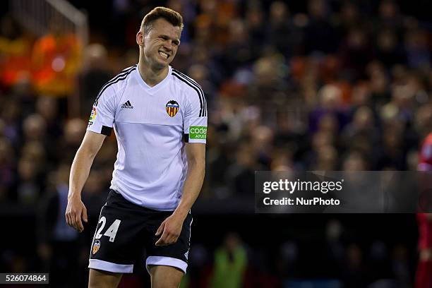 Denis Cheryshev of Valencia cf during the match between Valencia CF vs RCD Espanyol, for the day 24 of LFP game, played at Mestalla Stadium on 13th...