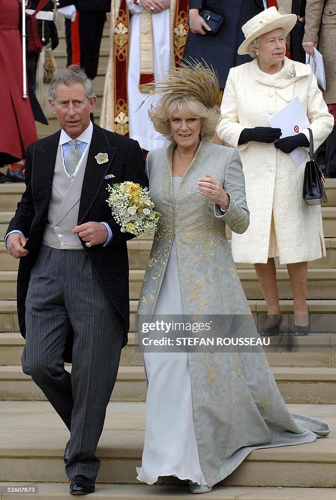Followed by Britain's Queen Elizabeth II