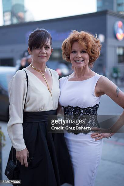Emmy Nominated Actress Patsy Pease and Chrystal Ayers attend the LANY Entertainment Presents "The Bay" Pre-Emmy Party at the St. Felix on April 28,...