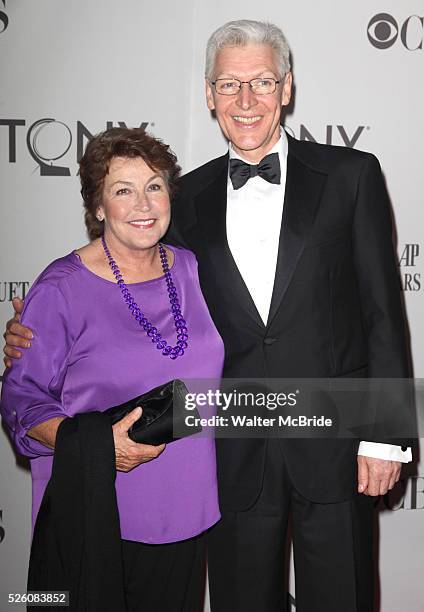 Helen Reddy & Tony Sheldon attending The 65th Annual Tony Awards in New York City.