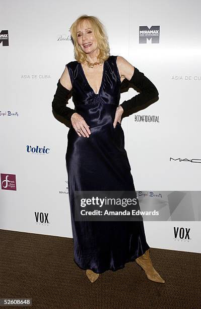 Actress Sally Kellerman arrives at "What a Pair! 3" at UCLA's Royce Hall on April 8, 2005 in Westwood, California. Proceeds from the celebrity...