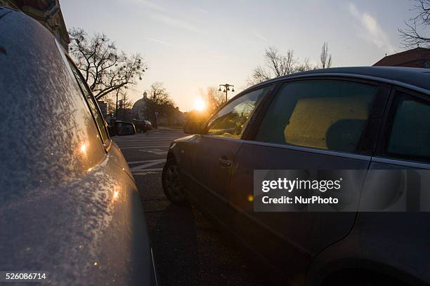 November 2015 - Near the end of autumn winter temperatures hit central Poland. At night temperatures reached wel below zero while during the day the...