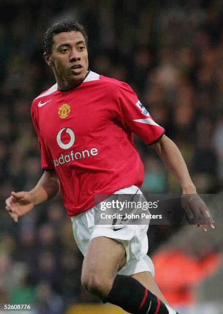 Kleberson of Manchester United in action during the Barclays Premiership match between Norwich City and Manchester United at Carrow Road on April 9...