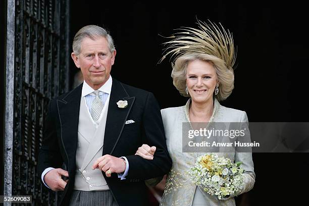 Prince Charles, the Prince of Wales, and his wife Camilla, the Duchess Of Cornwall, attend the Service of Prayer and Dedication following their...