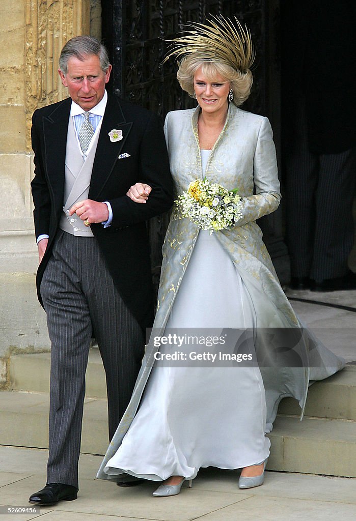 Prince Charles & The Duchess Of Cornwall Attend Blessing At Windsor Castle