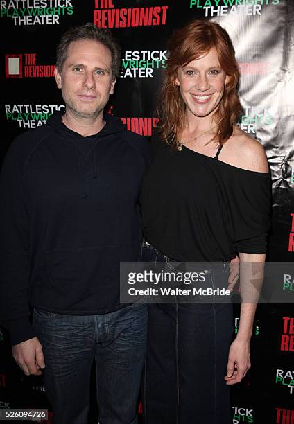 Remy Auberjonois & Kate Nowlin attending the Opening Night Performance of the Rattlestick Playwrights Theater Production of 'The Revisionist' at the...