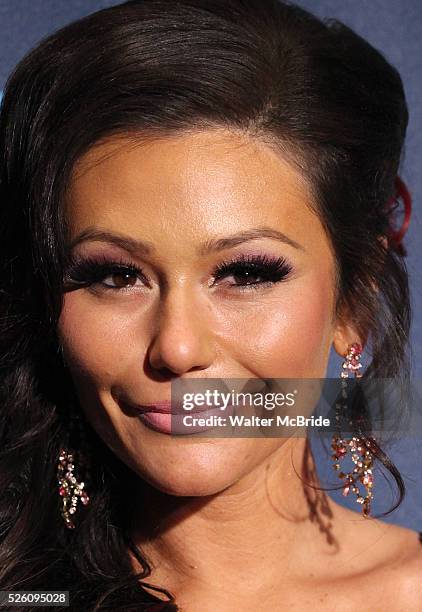 Jenni 'JWOWW' Farley attending the 24th Annual GLAAD Media Awards at the Marriott Marquis Hotel in New York City on 3/16/2013.