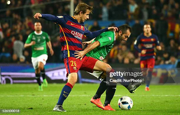 December 02 - SPAIN: Samper during the match against FC Barcelona and CF Villanovense, corresponding to the round 4 of the spanish Kimg Cup, played...