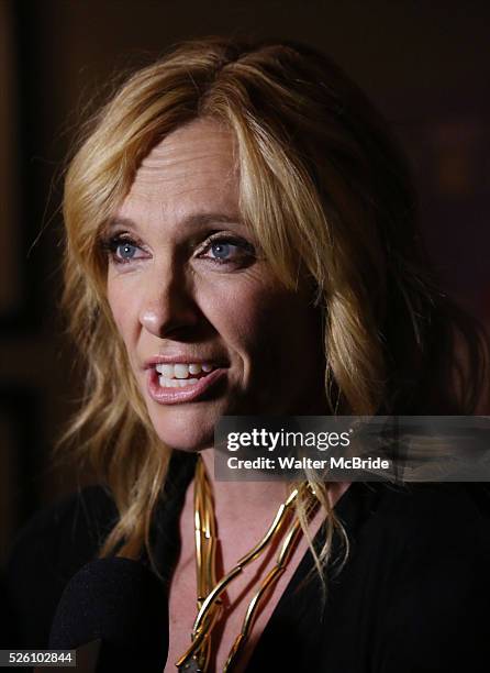 Toni Collette attends the Broadway Opening Night Performance After Party for 'The Realistic Joneses' at the The Red Eye Grill on April 6, 2014 in New...