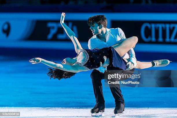 Celia Robledo and Luis Fenero during the ISU Junior & Senior Grand Prix of Figure Skating Final Barcelona 2015, for the round Exhibition Program...