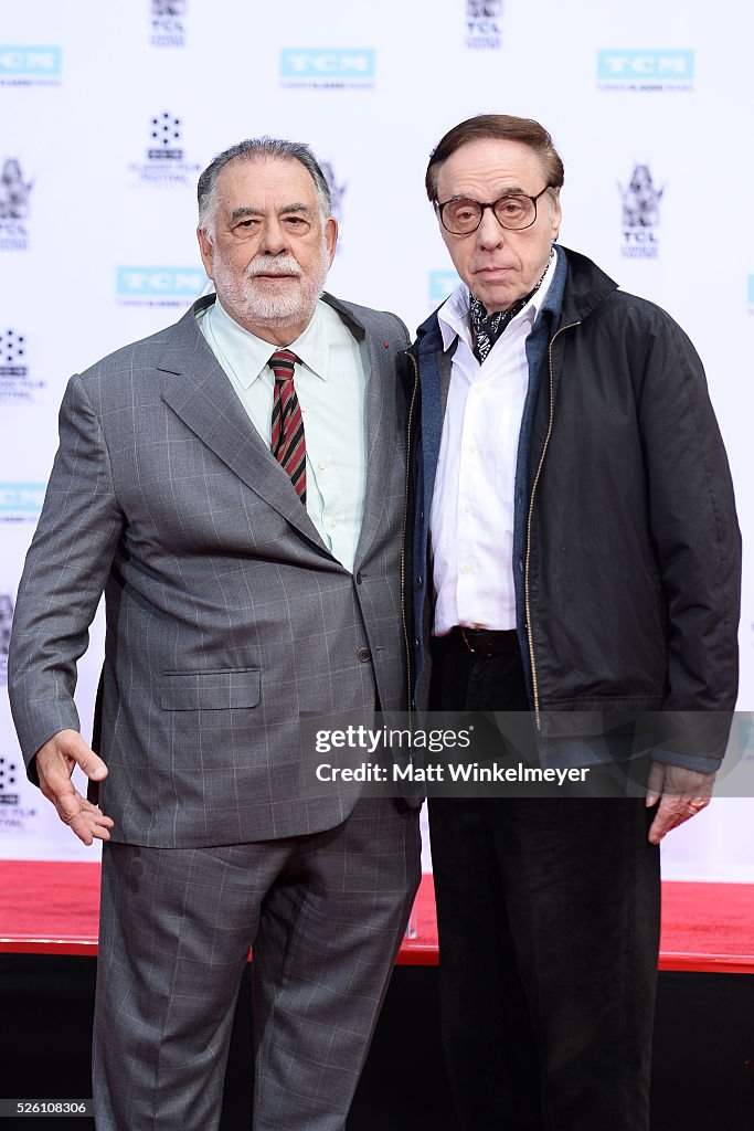 TCM Honors Academy Award Winning Filmmaker Francis Ford Coppola With Hand/Footprint Ceremony At TCL Chinese Theatre IMAX