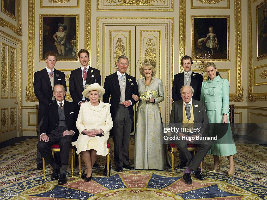 TRH Prince of Wales & The Duchess Of Cornwall, Official Wedding Photo, April 9, 2005